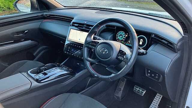 Hyundai TUCSON 1.6 TGDi Hybrid 230 N Line S 5dr 2WD Auto Hybrid Estate White