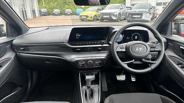 Hyundai BAYON 1.0 TGDi [90] Black Line 5dr DCT Petrol Hatchback Pearl - Dragon Red