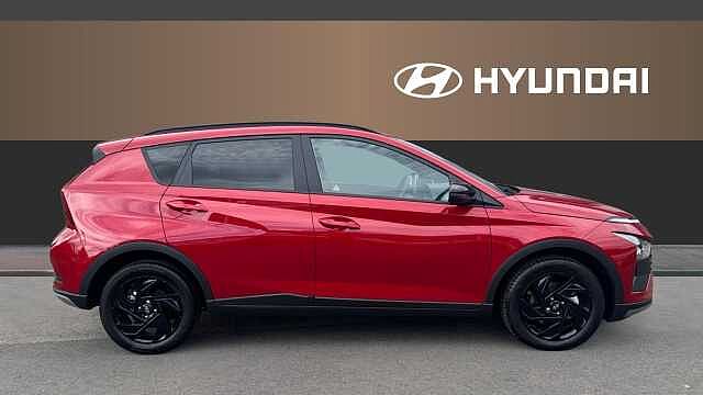 Hyundai BAYON 1.0 TGDi [90] Black Line 5dr DCT Petrol Hatchback Pearl - Dragon Red