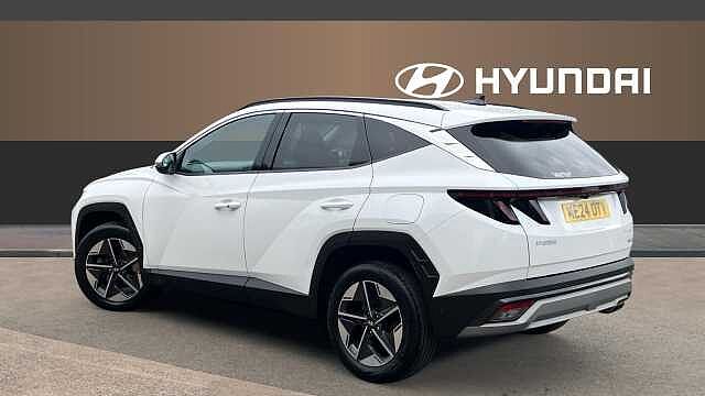 Hyundai TUCSON 1.6T Hybrid Premium 5dr Auto Hybrid Estate White
